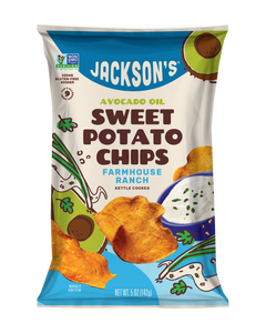 Jackson's vegan Farmhouse Ranch Sweet Potato Chips. Keto and paleo friendly. Buy online or in-store at Costco 