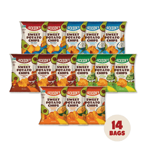 Epic Flavors Variety Pack Sweet Potato Chips in Avocado Oil 2.5oz - 14 Bags. Vegan & Gluten-free chips 