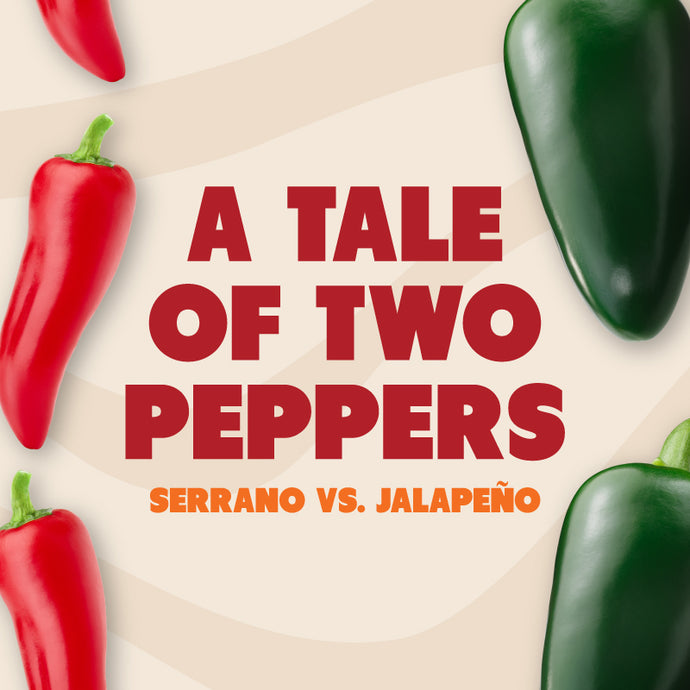 Green and Red Heat: A Tale of Two Peppers - Serrano vs. Jalapeño