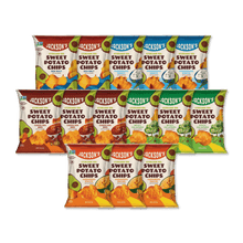 Load image into Gallery viewer, Epic Flavors Variety Pack Sweet Potato Chips in Avocado Oil 2.5oz. Vegan &amp; Gluten-free chips
