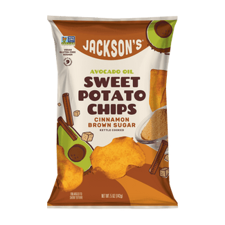 Cinnamon Brown Sugar Sweet Potato Chips in Avocado Oil 5oz (Pack of 8)