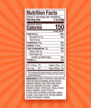 Load image into Gallery viewer, Nutritional Facts-Jackson&#39;s Carolina BBQ Sweet Potato Chips allergen free not cooked in seed oil healthy snacks
